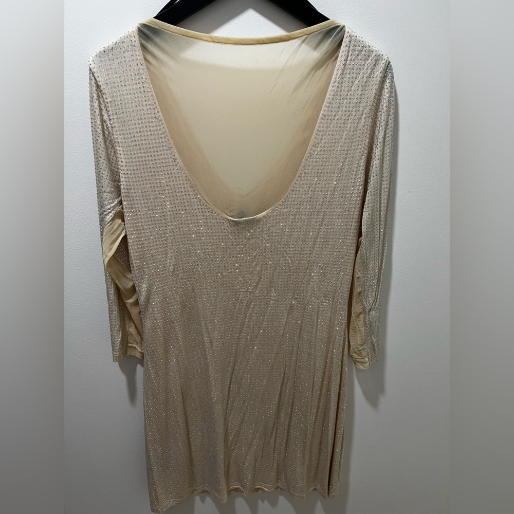 Bebe vintage diamond dress XL - Picture 3 of 7